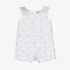 Sarah Louise White Cotton Baby Shortie