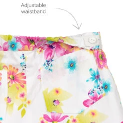 Sarah Louise White Floral Cotton Shorts -Sarah Louise Kids Boutique sarah louise white floral cotton shorts 417879 34762e890ca3aa821ef562048103fdfb4d09302c